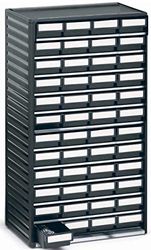 RS PRO ESD-kast, 48 vakken, 40 mm ladehoogte, vak B. 69 mm 1 ABT./inzet, kastafmetingen 550 x 310 x 180 mm