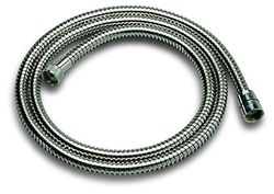 Anzapack 853514H - Tubo doccia in acciaio inox estensibile 170 cm.