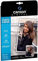 Canson Aquarelle Digital 210G 20 A4 skrivarpapper