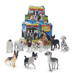 Sbabam s.r.l. Dominator Dogs Set van 4 zakjes met verschillende motieven, 3D Collection realistische honden