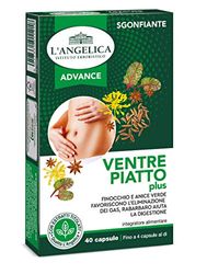 L'Angelica, Integratore Alimentare Sgonfiante a Base di Anice Verde, Finocchio e Carvi, Contrasta il Gonfiore Addominale, Senza Lattosio, Vegan, 40 Compresse, Pacco da 3