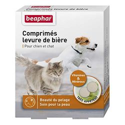 BEAPHAR – Comprimés levure de bière pour chien et chat – Complément alimentaire – Renforce la beauté du pelage – Soin pour la peau - Riche en vitamines et en minéraux – Très appétent – 100 comprimés