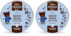BIOFLORAL KIDS - Beaux Rêves - BIO - Relaxation - Fleurs de Bach Authentiques - Sans Alcool - 45g (Lot de 2)