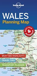Lonely Planet Wales Planning Map [Lingua Inglese]