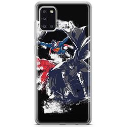 ERT GROUP mobiltelefonfodral för Samsung A31 originalt och officiellt licensierat DC mönster Justice League 002 optimalt anpassad till formen på mobiltelefonen, fodral tillverkad av TPU-plast