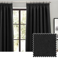 furn. Tende oscuranti plissettate Dawn - Nero - 229 x 183 cm