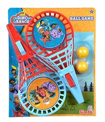 Simba Dino Ranch-Juego de Pelotas de Pesca (2 cestas de 27 cm, 2 Bolas, a Partir de 3 años), Multicolor (4006592087685)