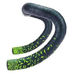 SUPACAZ FIETSBARTAPE, SUPER STICKY KUSH, STAR FADE, NEON GEEL PLUS ANO ZWARTE PLUGGEN