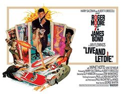 Pyramid International James Bond (Live And Let Die) – Stampa su Tela 30 x 40 cm, Legno, Multicolore, 30 x 40 x 1.3 cm