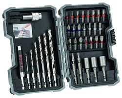 Bosch Professional Set de 35 unidades Brocas y Puntas de Atornillar HSS Extra Hard (Cruceta, Pozidriv, Hex-, TH-, S-Bit, Accesorios taladros rotativos y atornilladores)