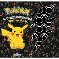 Pokémon – Cartes à gratter – 100 % Pikachu – Pochette avec 10 cartes à gratter et un bâtonnet – Dès 6 ans