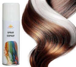 FIESTAS GUIRCA | Spray per Capelli Bianco (125ml) - Trucco in Spray per Halloween, Feste di Compleanno, Capodanno e Celebrazioni - Vernice per Capelli per Adulti e Bambini - Bianco