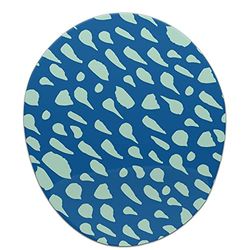 Bonamaison, Tapis de Souris Ergonomique avec Repose-Poignet, Impression numérique, problèmes de Gaine Anti-Tendon, Base antidérapante, pour Bureau et Maison, Taille : 20 x 23 cm
