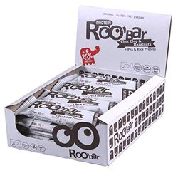 Roo'bar Barres Protéinées Chocolat & Noisette - Bio & Vegan - 16x40g