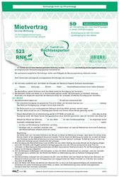 RNK 523 - Contratto di composizione universale per appartamenti – SD, 3 x 2 fogli, DIN A4, con certificato di donatori di appartamento, 25 pezzi
