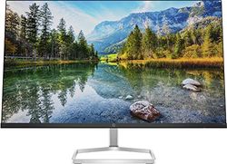 HP M27fe Monitor da 27", FHD, 16:9, Antiriflesso, Pannello IPS da 75Hz, Tempo di Risposta 5 ms, Reclinabile, AMD FreeSync, 300 Nits, Low Blue Light, HDMI 1.4, VGA, No montaggio VESA, Argento