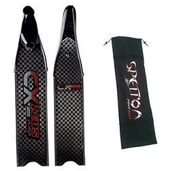 Spetton CX Zeus (Gott van de sterkte) 100% Carbon T700 Performance, volwassenen, uniseks, zwart (zwart), maat 43