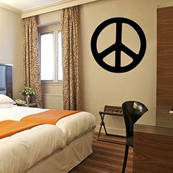 Tatoutex Stickers Peace and Love - Gris Clair, L 10cm x H 10cm