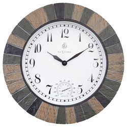 NeXtime Wall Clock, Green, One Size