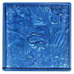Pebeo Coastline Bioplastic Imprint Plates, Blue, 0.25 x 11.25 x 15.75 cm