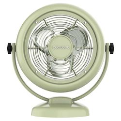 Cecotec Tafelventilator EnergySilence 800 RetroDesk Groen, 20W vermogen, 8 Inch, Verstelbare Kanteling, 3 Aerodynamische Bladen, 2 Snelheden, Robuust en Stabiele Basis