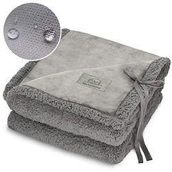 KaraLuna Couverture imperméable pour Chien I Lavable I Couverture pour Animaux I Couverture d'extérieur Couverture de Repos pour Chien Portable (100 x 150 cm)