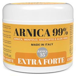 Arnica Gel Extra Forte 99%, Arnica per Cavalli Uso Umano, 500ml, Gel Corpo Rinfrescante con Mentolo, per Massaggiare la Pelle di Muscoli e Articolazioni, Made in Italy