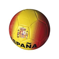 Junatoys spanha bola de futebol para homem, vermelho/amarelo, tamanho único