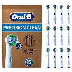 Oral-B Pro Precision Clean Opzetborstels voor elektrische tandenborstels, X-vormige borstels, voor brievenbussen, 12 stuks