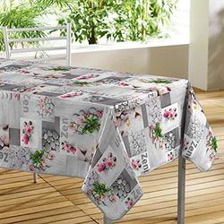 Douceur d'Intérieur, Nappe Rectangle (140 x 300 cm) Meditazen, PVC Photoprint