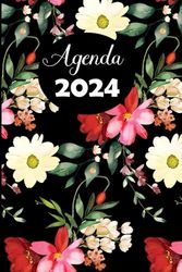 Agenda 2024 settimanale Bilingue (ITALIANO-INGLESE): Pianificatore Settimanale da Gennaio a Dicembre 2024, 12 mesi, 1 Settimana Su 2 Pagine, Formato A5