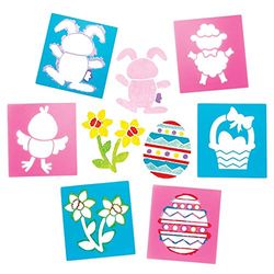 Baker Ross Stampini di Pasqua - Confezione da 6, Mestieri per Bambini (AW149)
