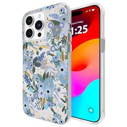 Rifle Paper Co. iPhone 15 Pro Max Hoesje [Compatibel met MagSafe] [3,7 m valbescherming] Leuke iPhone-hoes 6,7 inch met bloemenpatroon, krasbestendige technologie, schokbestendig materiaal, slim fit