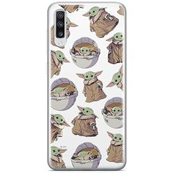 ERT GROUP mobiltelefonfodral för Samsung A70 originalt och officiellt licensierat Star Wars mönster Baby Yoda 028 optimalt anpassad till formen på mobiltelefonen, fodral tillverkad av TPU-plast