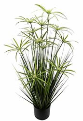 Flair Flower 151417 GN Chypre Herbe i.t., Plastique, Vert, 90 x 28 x 28 cm