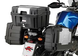 Givi KGR46PACK2 Baúl Lateral, Cover en Aluminio, Cada 46 litros de Volumen y 10 kg de Carga, Set de 2 Piezas