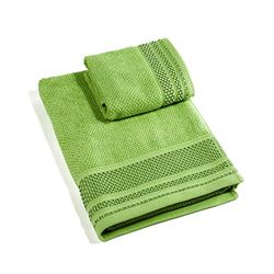 Caleffi Asciugamano con Ospite in Cotone Gim Mela - 76368