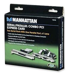 IC Intracom Manhattan Serial/Parallel Combo PCI Express Card Scheda di interfaccia e Adattatore