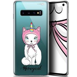 Caseink fodral för Samsung Galaxy S10 (6.1) Gel HD [ ny kollektion - mjuk - stötskyddad - tryckt i Frankrike] Denna katt är MEOUgical