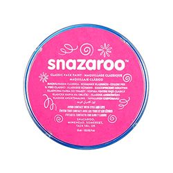 Snazaroo 1118058 Kinderschmink, huidvriendelijke hypoallergene gezichtsmake-up op waterbasis, vrij van parabenen - 18ml Doosje,Roze