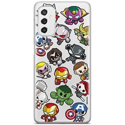 ERT GROUP etui na telefon Samsung M52 5G, case oryginalny i oficjalnie licencjonowany przez Marvel, wzór Avengers 024, optymalnie dopasowane, plecki z TPU częściowo przeźroczyste