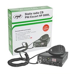 CB Rádio PNI Escort HP 8000L com ASQ ajustável, 4W, função de bloqueio de teclas, potência 4W
