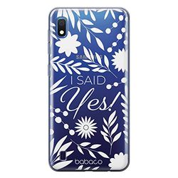 Babaco ERT GROUP mobile phone case for Samsung A10 original and officially Licensed pattern I said Yes! 002 optimally adapted to the shape of the mobile phone, partially transparent