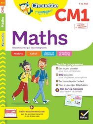 Chouette - Maths CM1: cahier d'entraînement recommandé par les enseignants