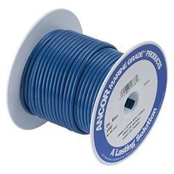 Ancor 100125 konserverad koppartråd, 18 AWG (0,8 mm2), mörkblå - 76,2 m