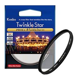 Kenko Filtros de Efecto Cruzado PRO1D R-Twinkle Star (W) 77mm, Cruz de Cuatro Puntas, para la fotografía Nocturna y con iluminación, 517819