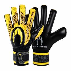 HO Soccer HG Initial NG HARDGROUND Gants de Gardien de But Unisexe pour Enfant Noir/Jaune Taille 7