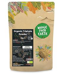 Wholefood Earth Organic Triphala Powder 50 g | GMO Free | Certified Organic