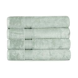 Superior - Juego de Toallas de baño de algodón, Color Verde Salvia, 4 Piezas