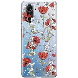 ERT GROUP mobiltelefonfodral för Xiaomi MI 11i/ REDMI K40/K40 PRO/POCO F3/ F3 PRO originalt och officiellt licensierat Disney mönster Bambi 001, gedeeltelijk transparant